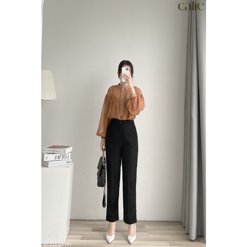 Quần baggy basic trẻ trung thời trang thiết kế nữ Calie House QB001