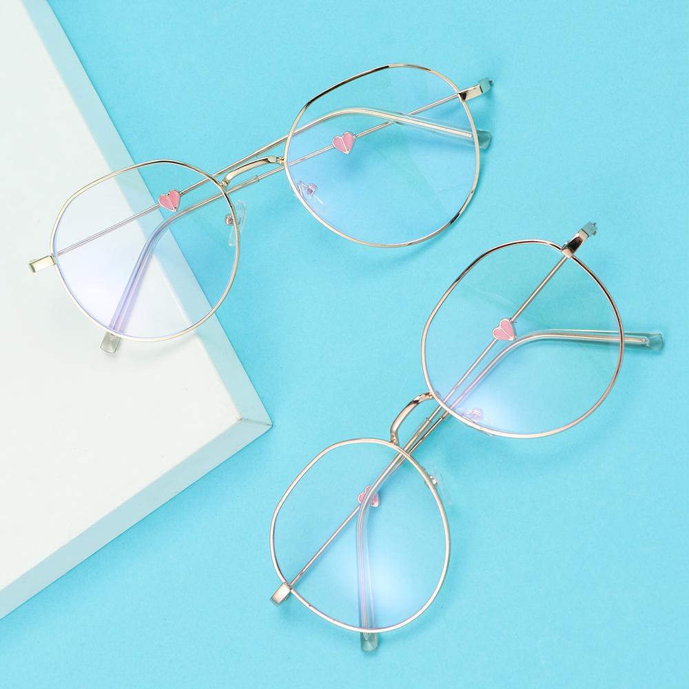 Kính Chống Ánh Sáng Xanh Hình Trái Tim Siêu Nhẹ Dùng Cho Văn Phòng