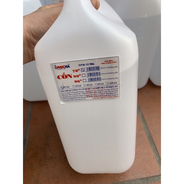 Cồn Phúc Hà sát trùng 70 độ can 5l