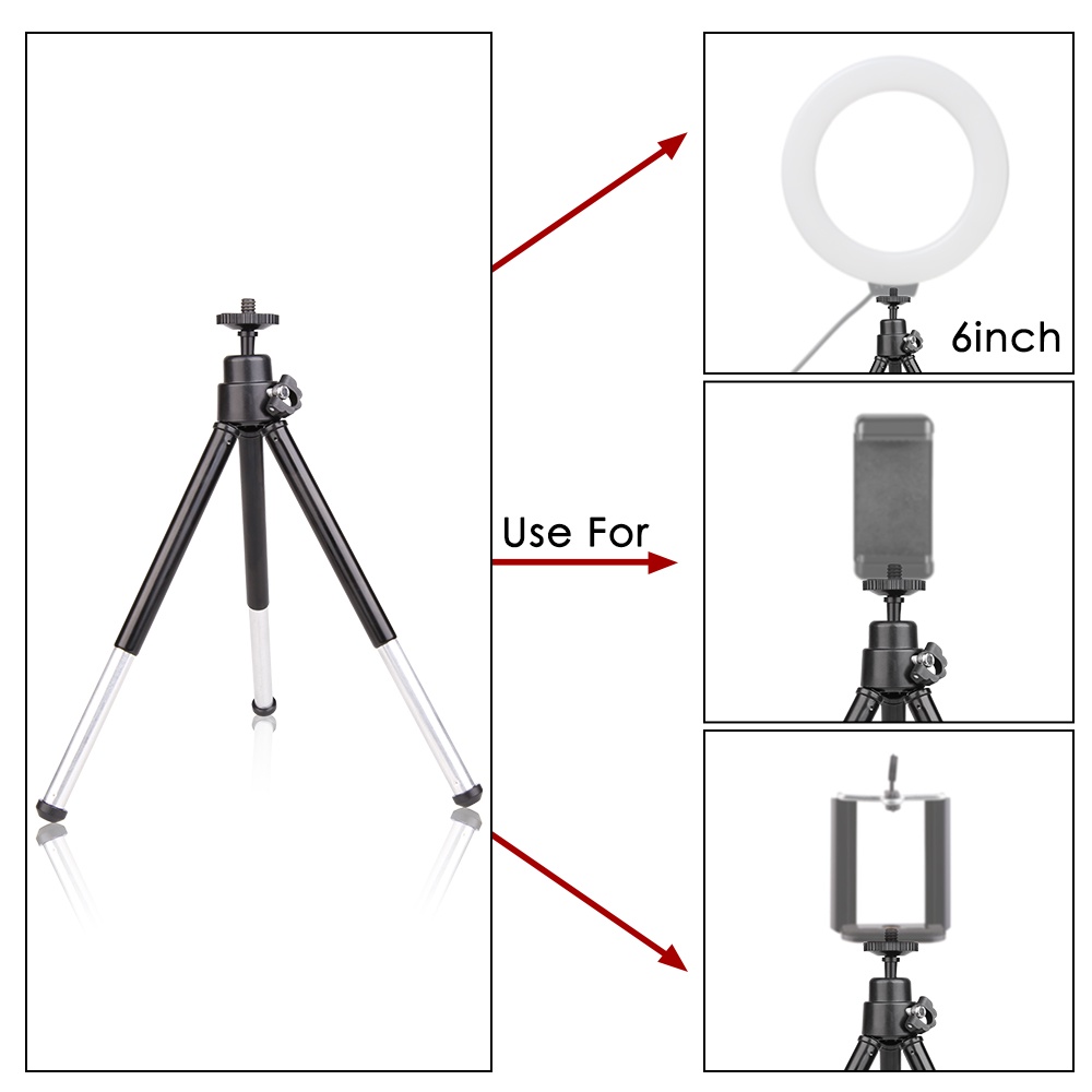 Giá Đỡ Ba Chân Mini Linh Hoạt Cho Thiết Bị Chụp Hình Selfie