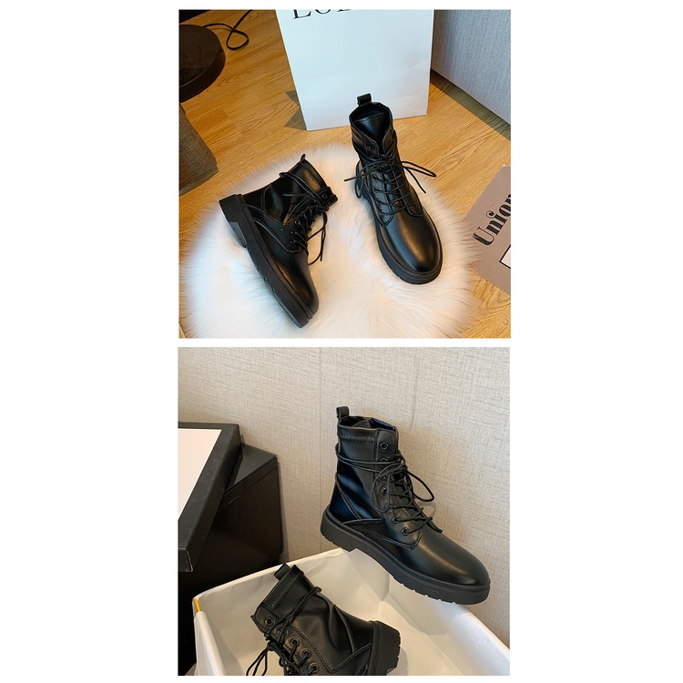 Giày boots cao cổ chiến binh nữ Ulzzang Martin | WebRaoVat - webraovat.net.vn