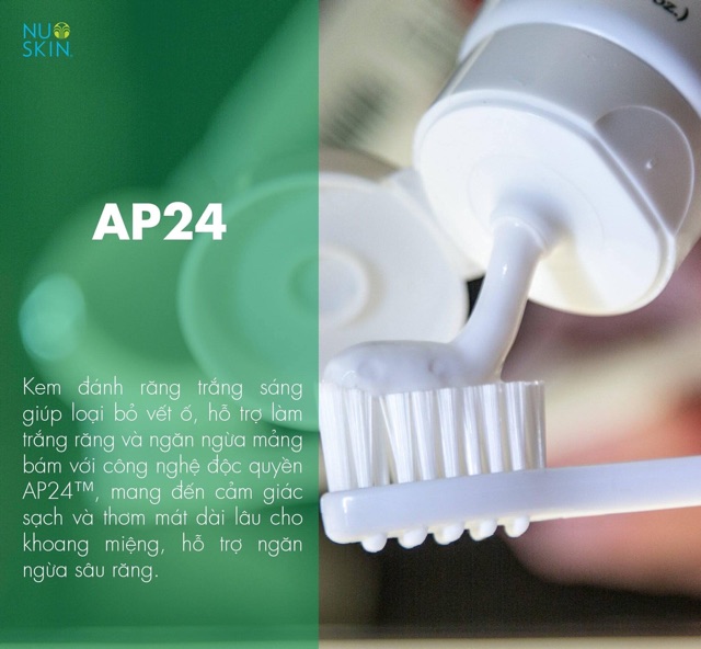 Kem Đánh Răng AP24 làm sạch trắng Sáng Răng