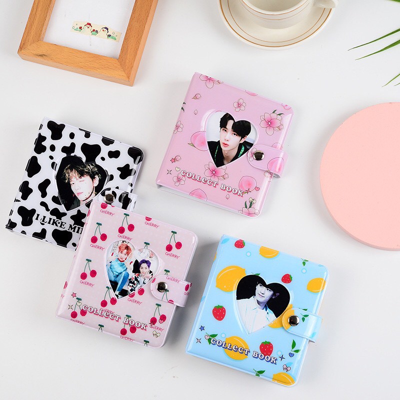 Mini binder Hàn - 3inch 3 còng - dùng để sưu tầm và đựng photocards, ảnh polaroid