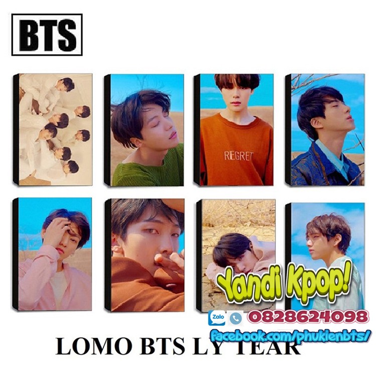 Combo 8 Hộp Lomo Card BTS Love Yourself Tear 2018 - Hình Ảnh Kpop