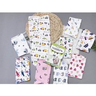 Chăn ủ Swaddle cho bé sơ sinh mùa hè (100% Cotton)