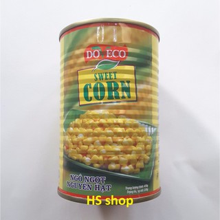 Ngô ngọt nguyên chất, nguyên hạt DOVECO - Dùng ăn liền, chiên bơ, đồ xôi, xào - NPP HS shop