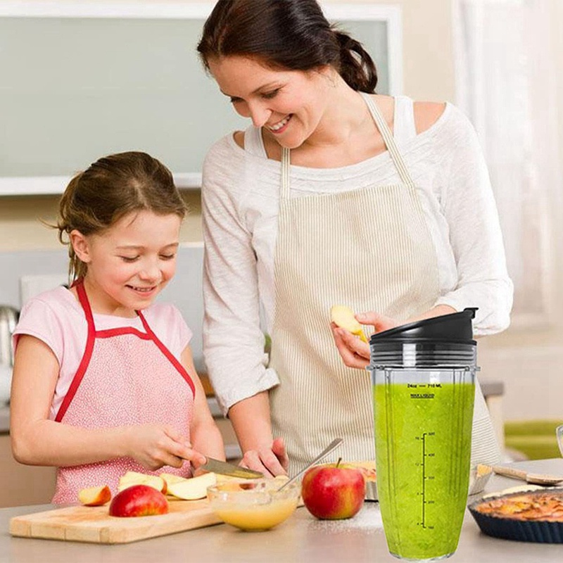 Cốc Xay Sinh Tố Thay Thế Cho Nutri Ninja 24 Oz / 710Ml