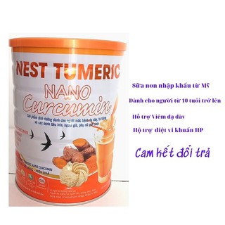 Sữa nghệ Nest Tumeric Nano Curcumin tốt cho dạ dày đại tràng và làm đẹp da 400g