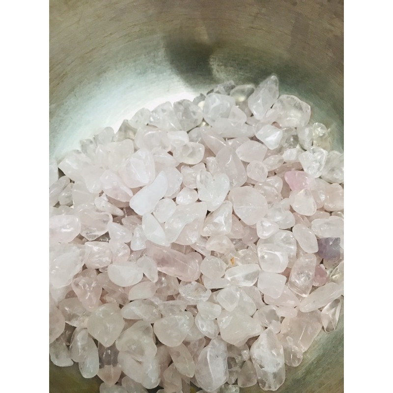 Đá vụn bóng thanh tẩy - Rose Quartz