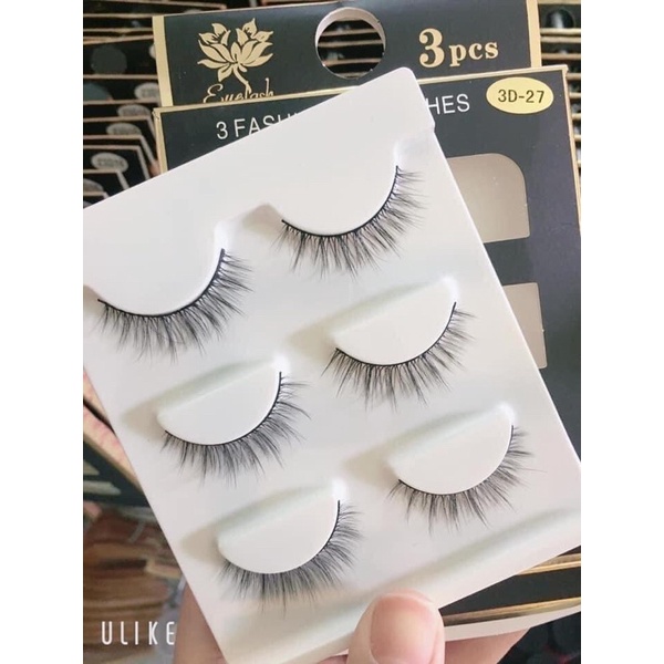 Lông Mi Chồn 3D Fashion Eyelashes 3 Faux Cils Set 3 Cặp