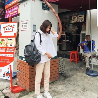 Sơ mi orver size kèm ảnh thật