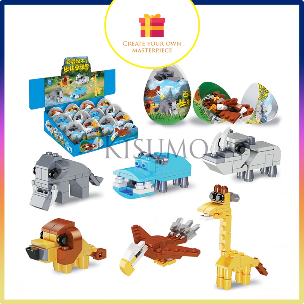 🧩 LEGO ĐỒ CHƠI LẮP RÁP ĐỘNG VẬT RỪNG XANH JUNGLE STORY GIAO NGẪU NHIÊN