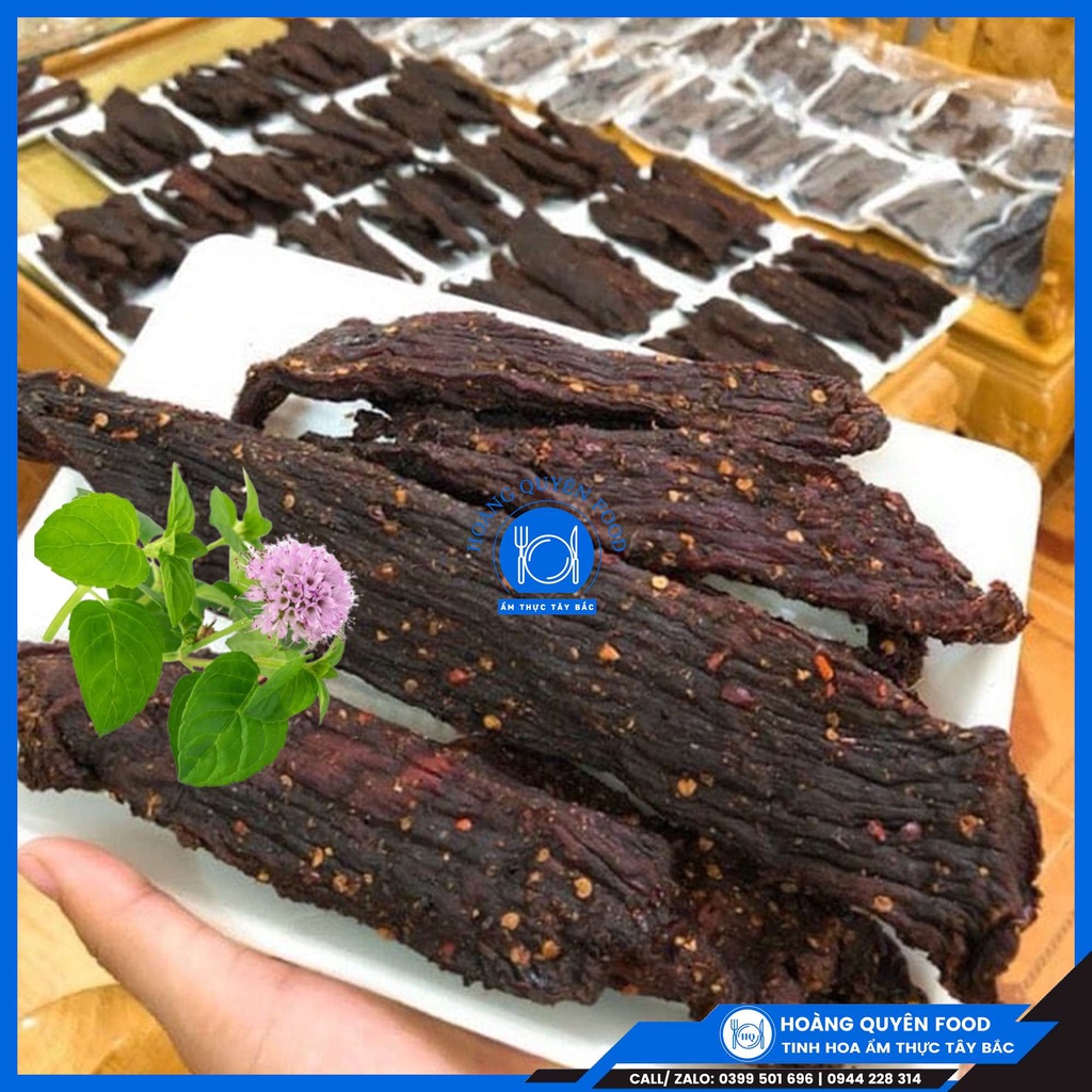 Thịt Trâu Gác Bếp Ẩm Thực Tây Bắc - 500G Tặng Kèm Chẳm Chéo | HQ FOOD | BigBuy360 - bigbuy360.vn