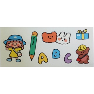 Miếng Sticker Dán Trang Trí, Kiểu Dáng Siêu Dễ Thương ( Trang Trí Sổ Kế Hoạch, Sổ Nhật Ký)