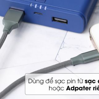 Cáp Lightning 1m Xmobile LTL-01 Xanh rêu