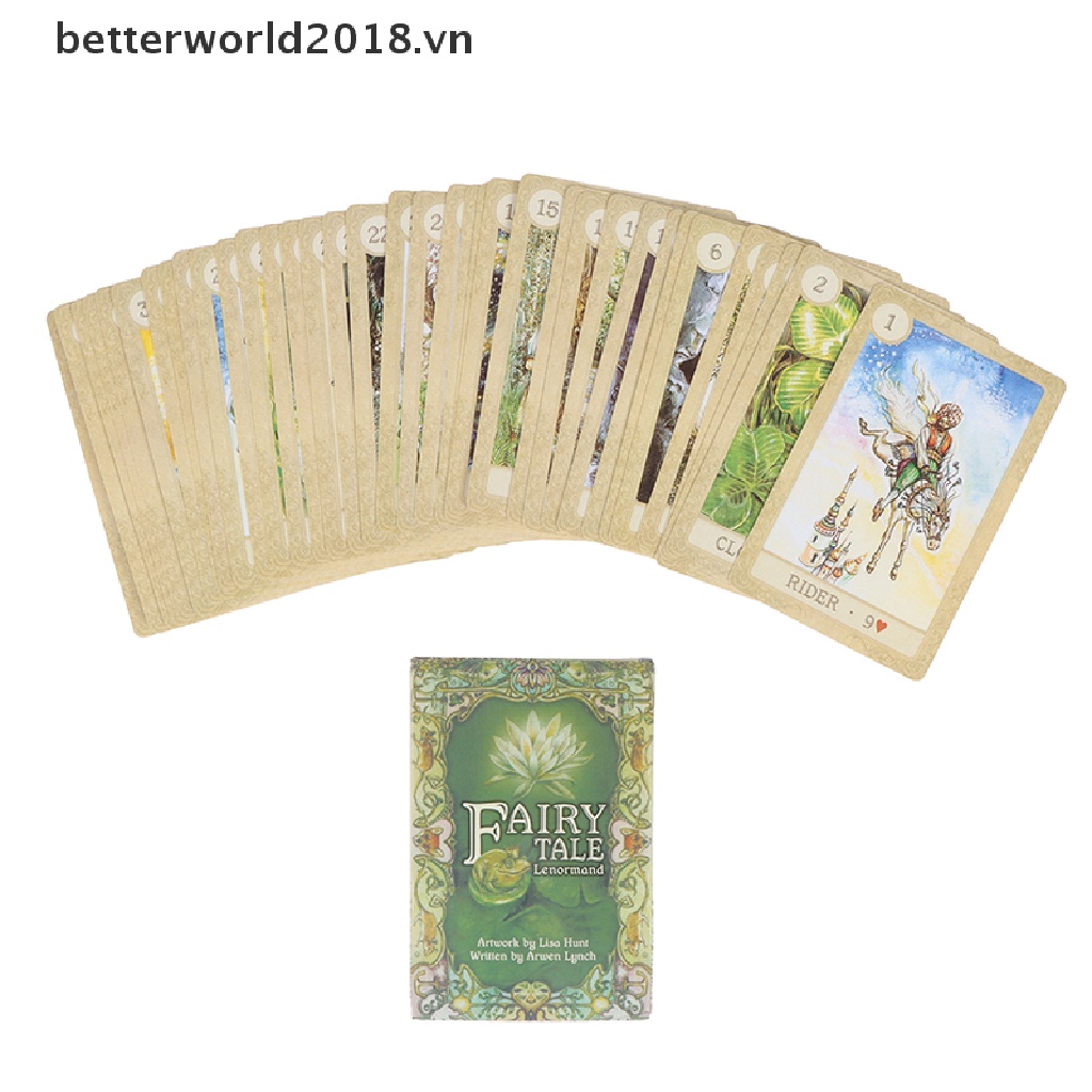 Bộ Thẻ Bài Tarot Fairy Tale Lenormand Oracle 2018