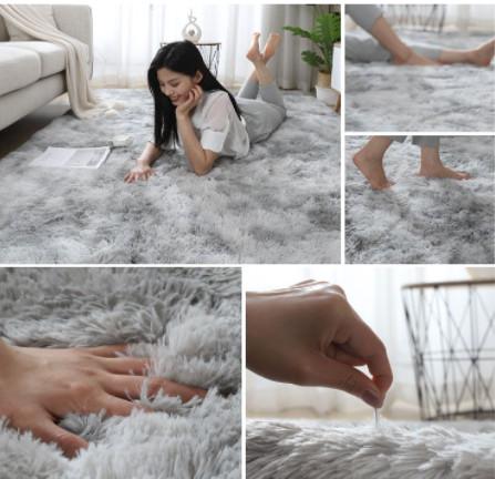 Thảm Lông Trải Sàn❤️ Thảm Trang Trí Cao Cấp - Dày Mịn - Mặt Sau Chống Trơn Trượt