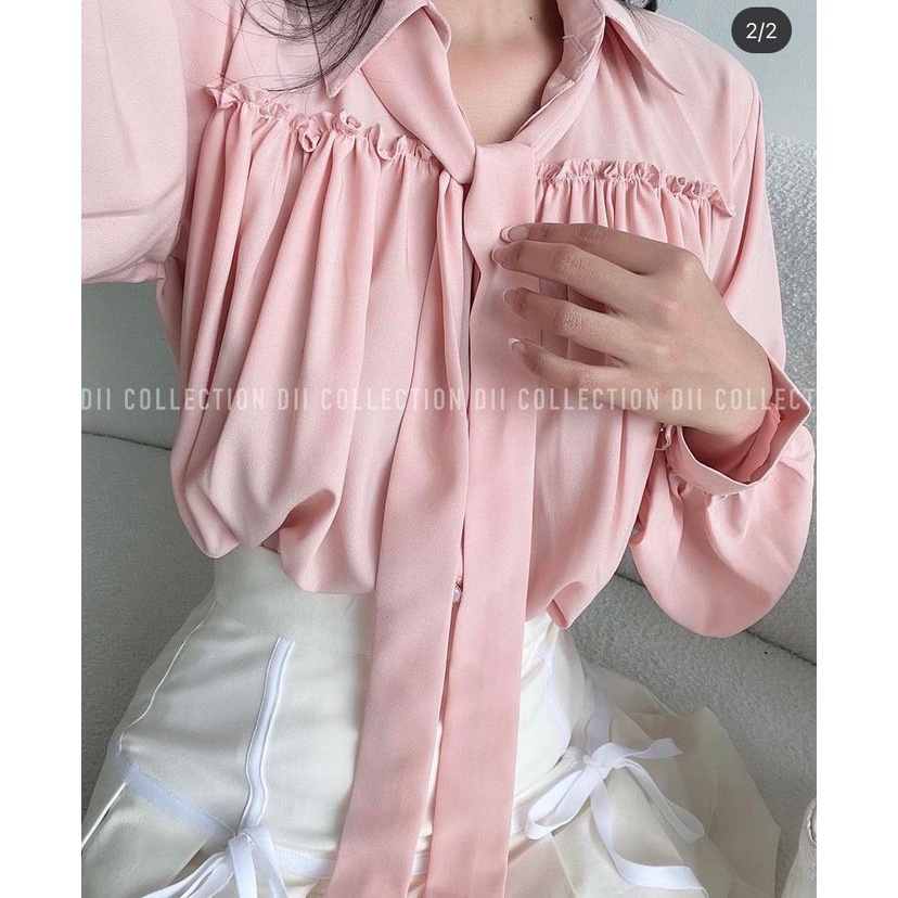 SƠ MI THIẾT KẾ BÈO TIỂU THƯ (LITA SHIRT)