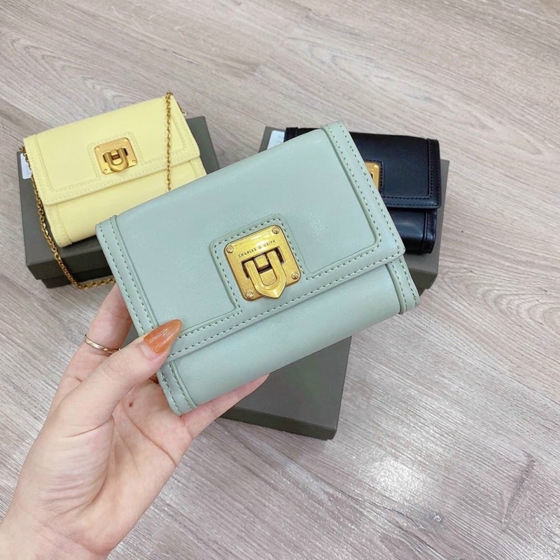 Ví nữ ,ví CnK fullbox kèm dây đeo chéo