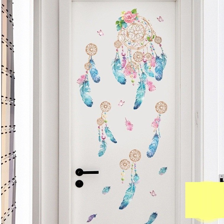 Tranh decal dán tường DREAM CATCHER siêu đáng yêu - Decal dán tường phòng khách️