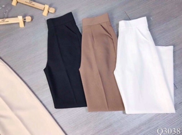 Quần ống suông cạp cao đủ sz 40-60kg