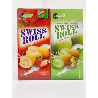 Bánh bông lan cuộn swizzlef vị dâu/ dừa 120g