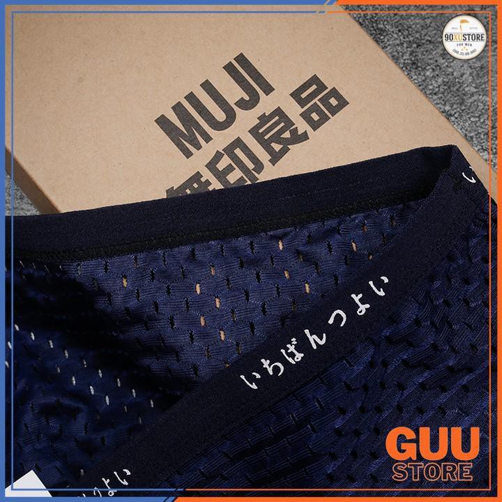 Quần Lót/ Sịp Nam Thông Hơi kiểu Boxer, Tam Giác MUJI Nhật Bản QSL12