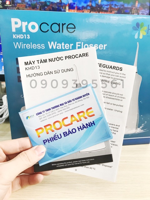 Máy tăm nước cầm tay Procare KHD13