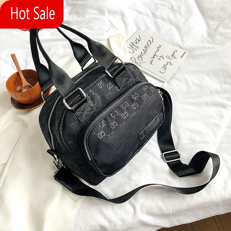 Túi Xách Vải canvas fp195 Kích Thước Nhỏ Gọn Có Tay Cầm Thời Trang Cho Nữ