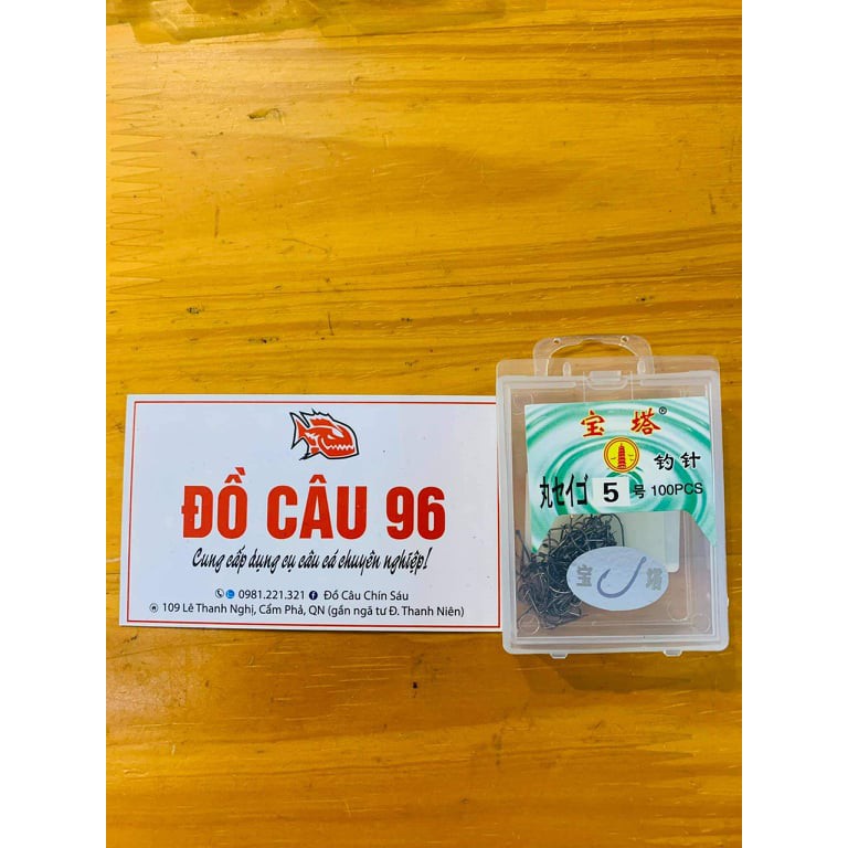 Lưỡi hộp 100 lưỡi lưỡi câu cá giá rẻ