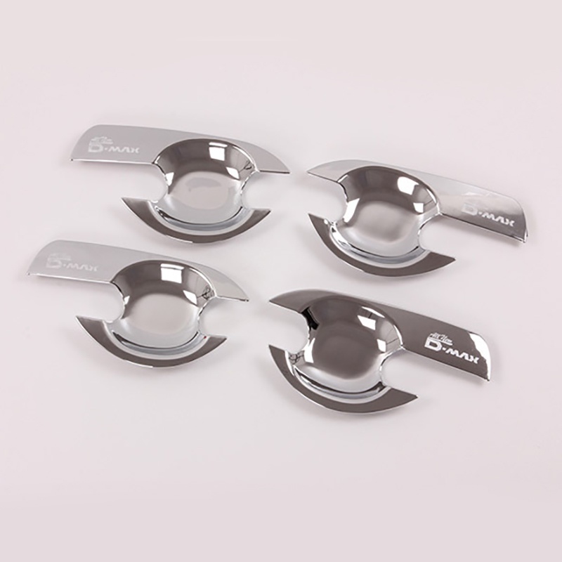 Set 4 Ốp Bọc Tay Nắm Cửa Xe Hơi Bằng Crom ABS Chuyên Dụng Cho ISUZU D-MAX 2012-2018 2015