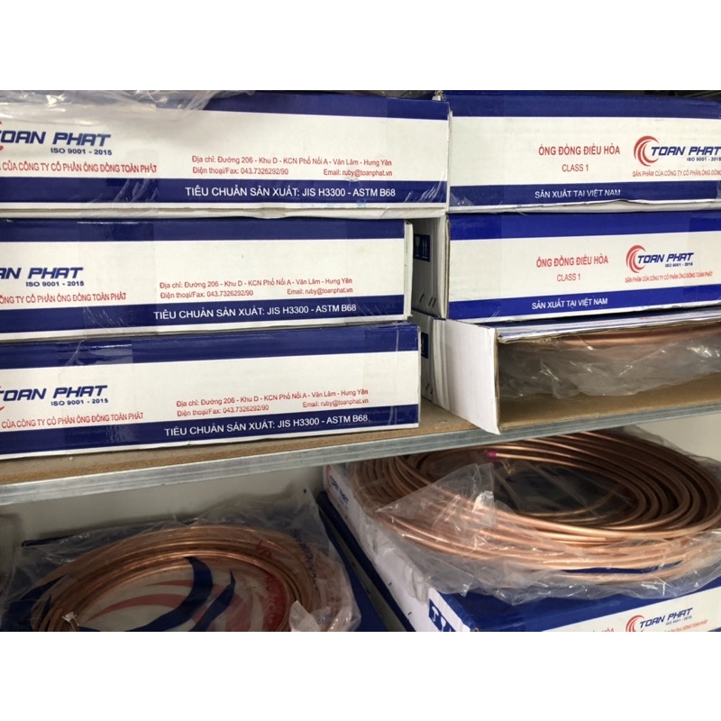 Ống đồng điều hoà Toàn Phát 12mm