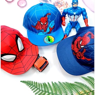 Mũ lưỡi trai Hiphop xuất dư H.M - Nón Snapback trẻ em cho bé trai - Mẫu siêu nhân người nhện 3 mẫu