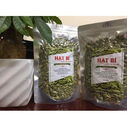 500gr Hạt Bí tách vỏ sẵn rang chín chỉ việc ăn GT043