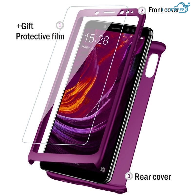 Ốp Lưng Nhựa Cứng Bảo Vệ Toàn Diện 360 Độ Cho Xiaomi Redmi Note 5 5a 6 7 8 8 Pro 8t 9s 9 Pro