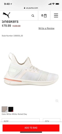 Giày IGNITE Limitless SR evoKNIT hiệu PUMA