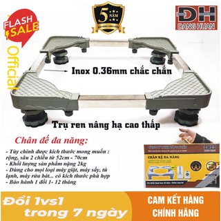 Kệ máy giặt,tủ lạnh. Chân kệ máy giặt tủ lạnh ĐĂNG HUẤN ,có ren điều chỉnh cao thấp từng chân