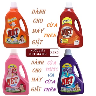 Nước Giặt NET Matic Can 3.3kg 4 màu mới