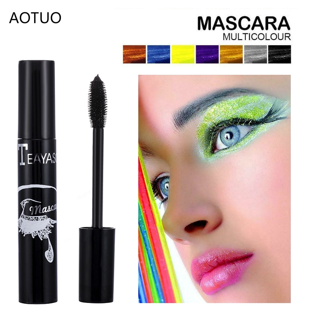 [Hàng mới về] Mascara chuốt mi nhiều màu sắc thời trang và giúp lông mi dày dài mà không bị nhòe