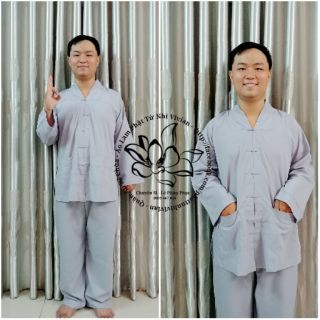 Đồ phật tử mặc đi chùa - La Hán Nam [Hình thật + Video 100%]