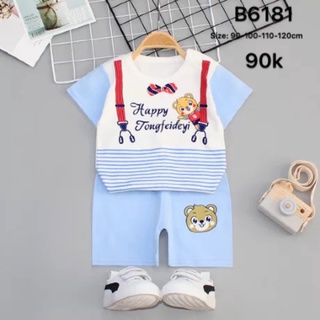 ( thnah lý HÀNG NEW ) Đồ bộ bé trai mặc nhà siêu mát ( hàng Quảng châu )