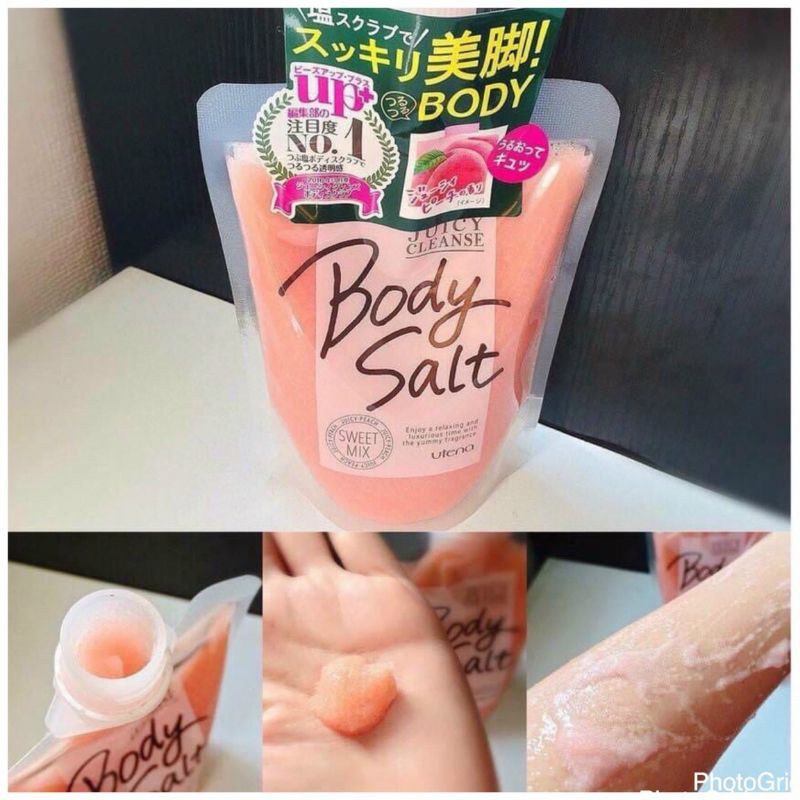 Muối tắm tẩy tế bào chết Utena Body Salt 300gr Nhật Bản