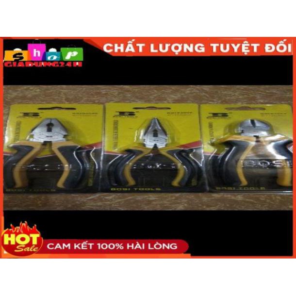 Kìm điện/ cắt/ nhọn  6&quot;, 8&quot; Bosi-Giadung24h