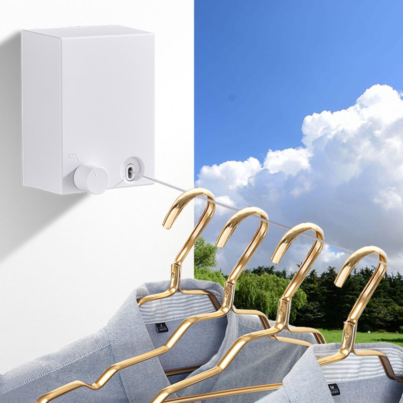 Móc Phơi Đồ Gắn Tường Có Thể Thu Gọn Tiện Dụng