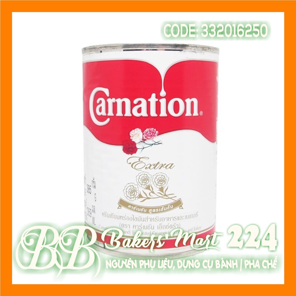 Sữa NƯỚC béo bay hơi CARNATION 3 bông Thái Lan - Lon 385gr