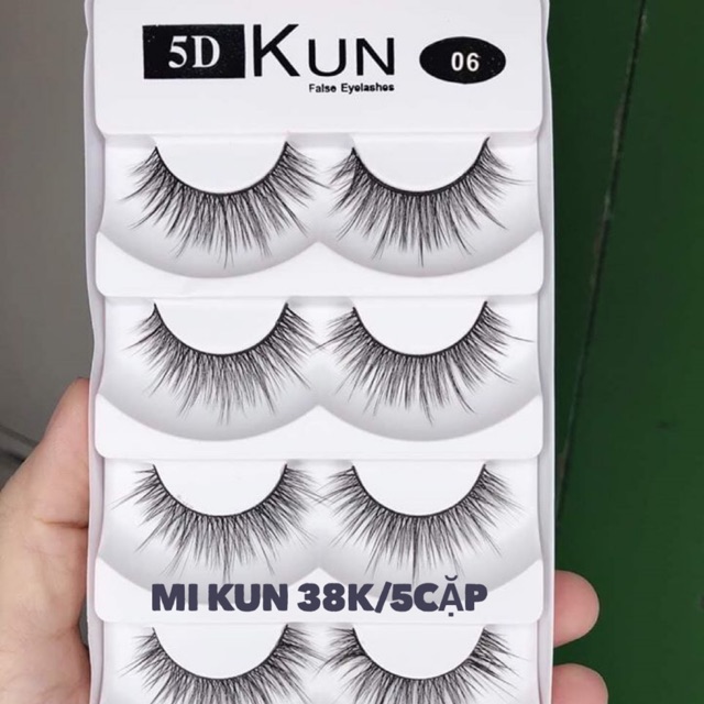 Lông Mi Kun 5D, 5 cặp cao cấp