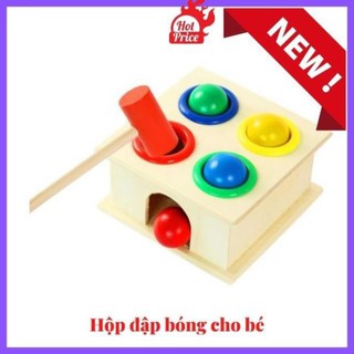 Hộp đập bóng bằng gỗ cho bé yêu