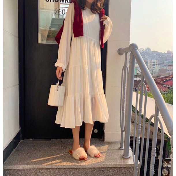 CÓ SẴN | ĐẦM TRẮNG NHĂN ULZZANG