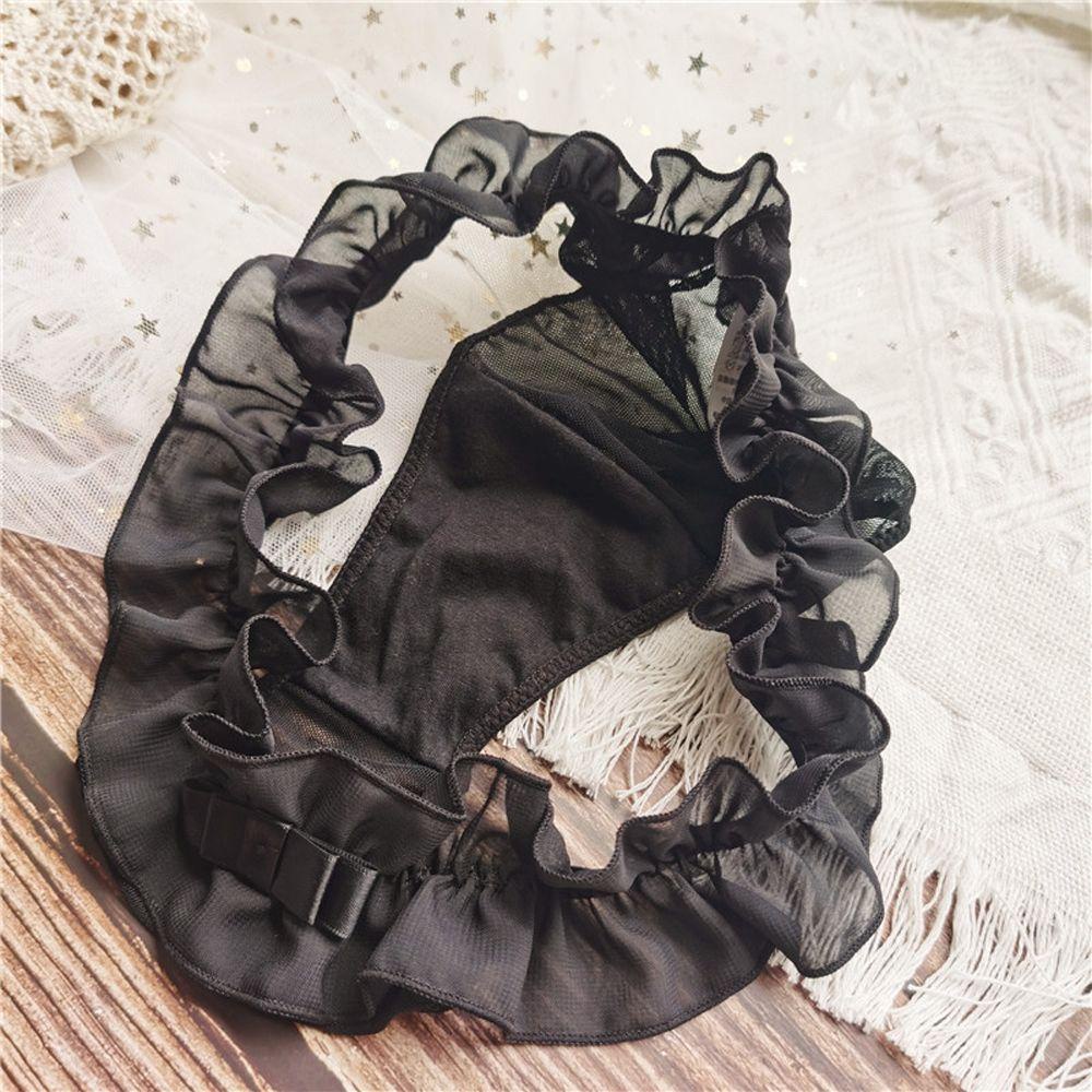 OCEANMAP Quần Lót Cotton Lọt Khe Phối Ren Quyến Rũ Dành Cho Nữ