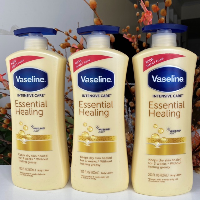 Sữa Dưỡng thể Vaseline Intensive Care 725ml 4 màu Vàng - Hồng - Xanh lá - Nâu
